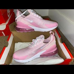 Pink Nike shoes
